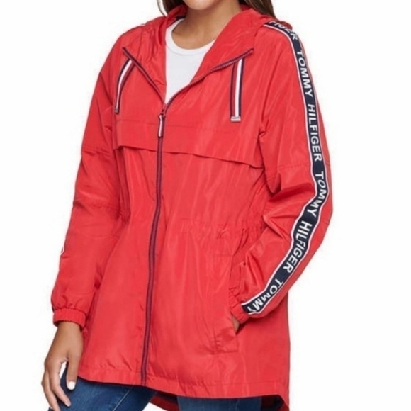 Tommy Hilfiger Windbreaker Jacket Red S - Picture 1 of 11